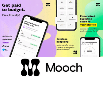 Mooch, a new budget mobile wallet app to save money and budgeting for personal finance