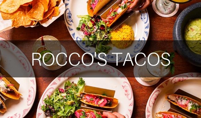 Rocco's Tacos on Clematis Street in downtown West Palm Beach, FL 33401.