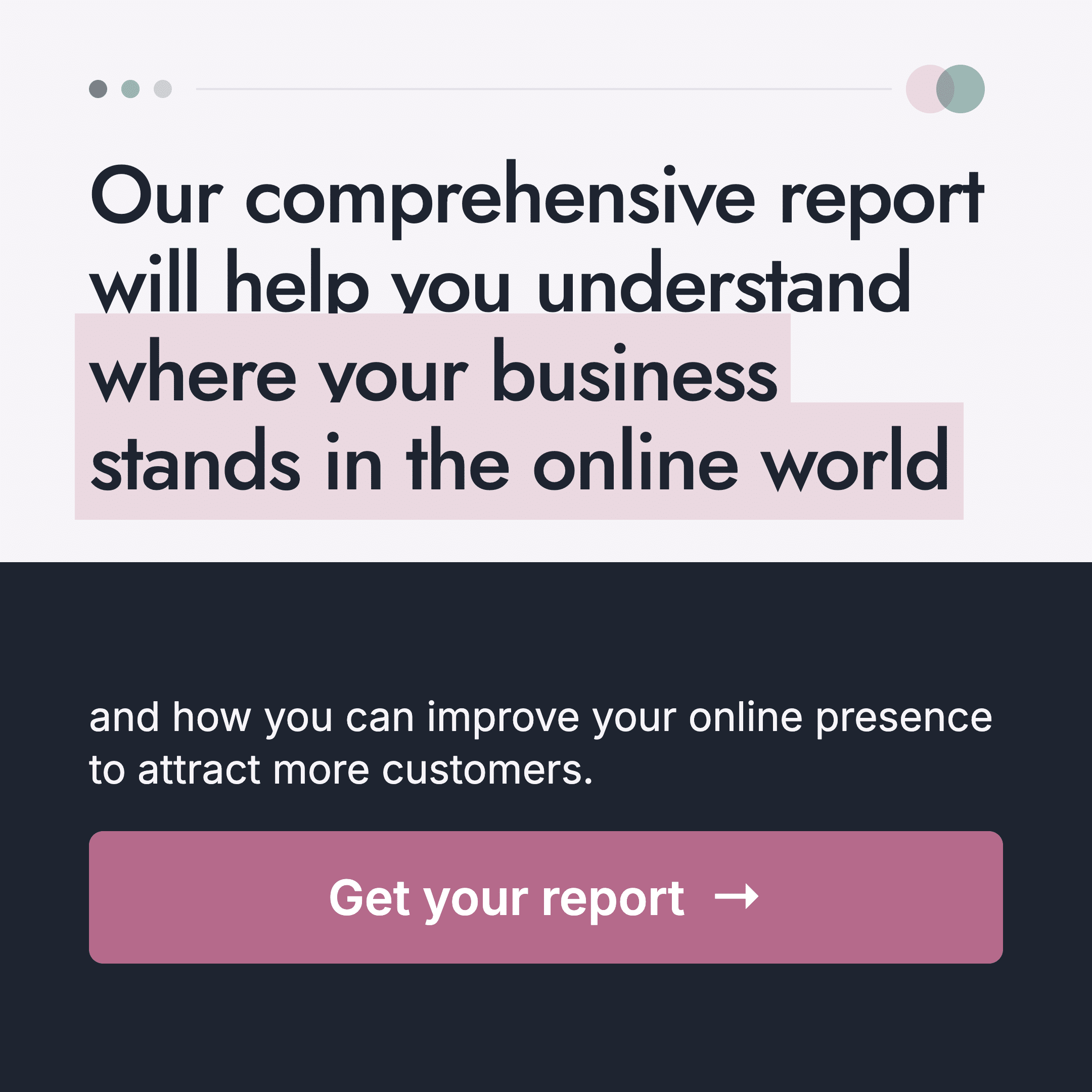See where your business ranks locally